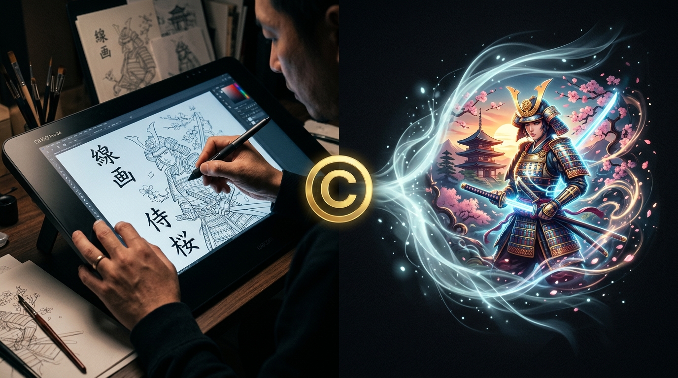 【2026年版】AIイラスト・AI画像生成の著作権ガイド：商用利用・文化庁見解・判例まとめ